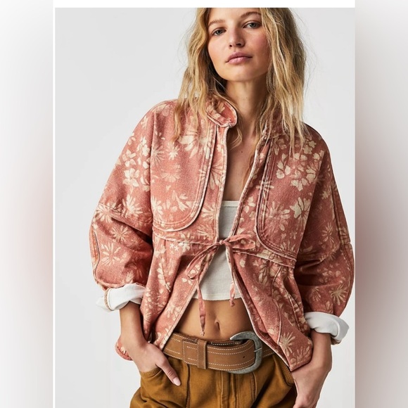 NWT Free People Lua Bed Jacket, size M - Picture 3 of 9